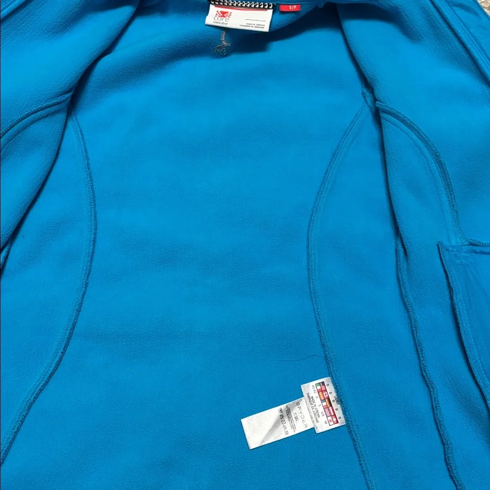 Spyder Core Sweater Full Zip Pullover Turquoise Women’s Size Small